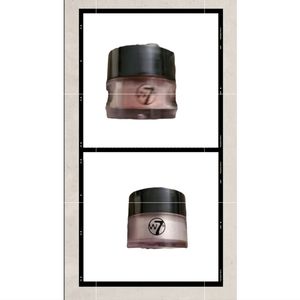 W7 jars of loose eyeshadow eyeliner in gold dust & platinum NWT